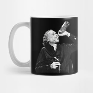 Charles Bukowski Drink - Black Vintage Mug